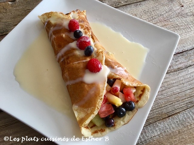Crepe au Fruits