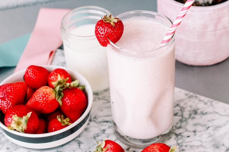 Frappé fraise