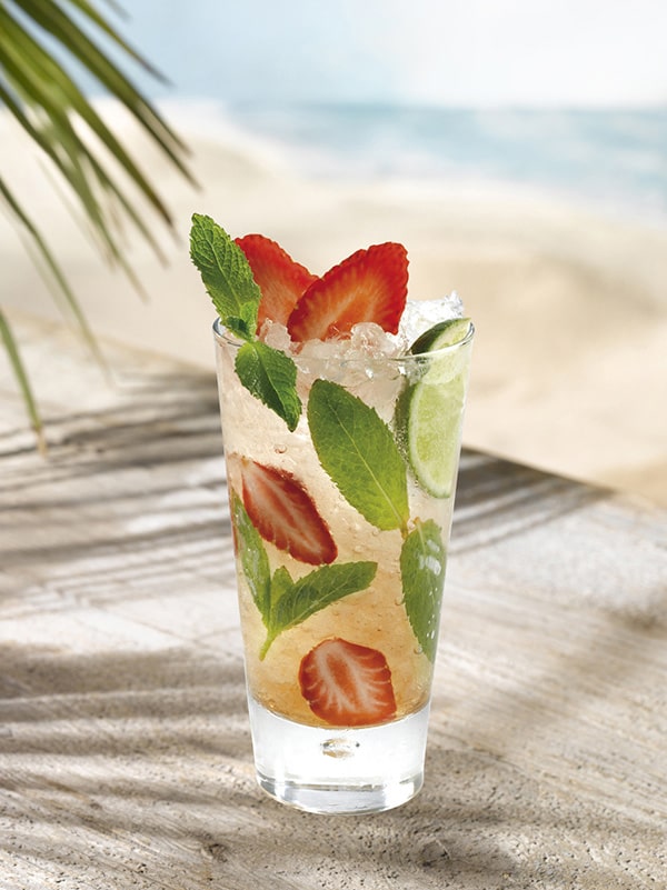 Straw mojitos 