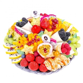 Plateau de fruits exotiques