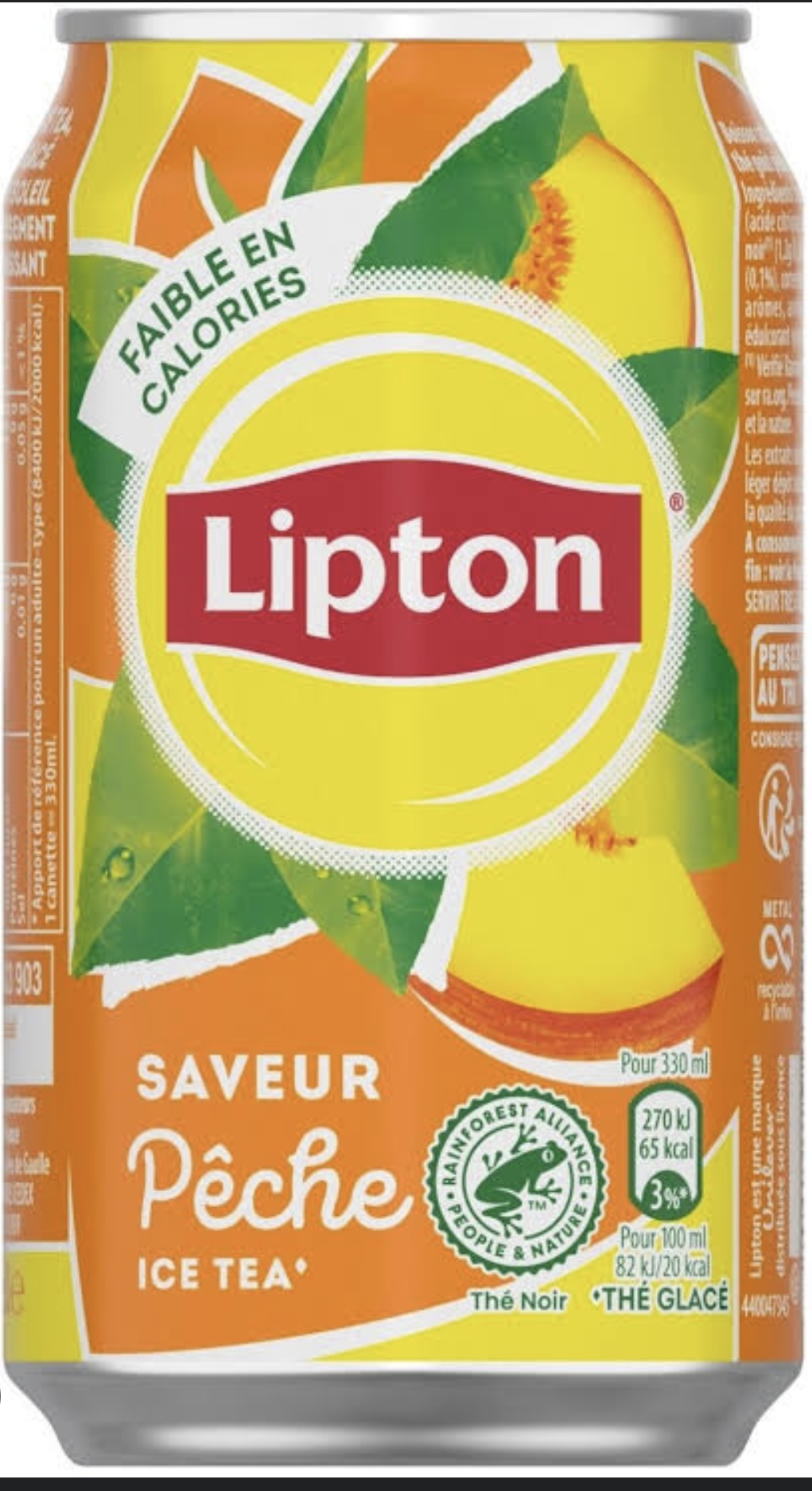Canette ice tea