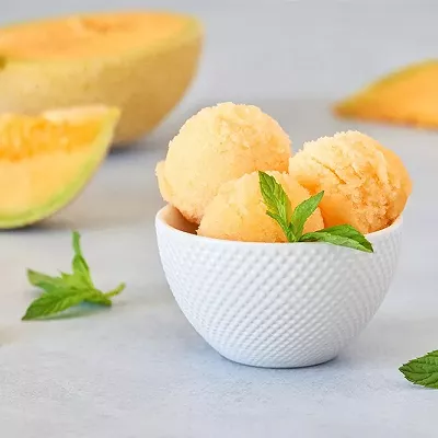 Boule de glace melon 