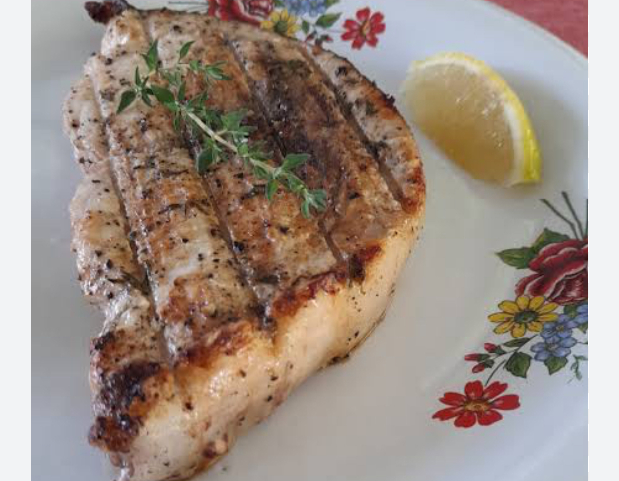 Espadon grillé 