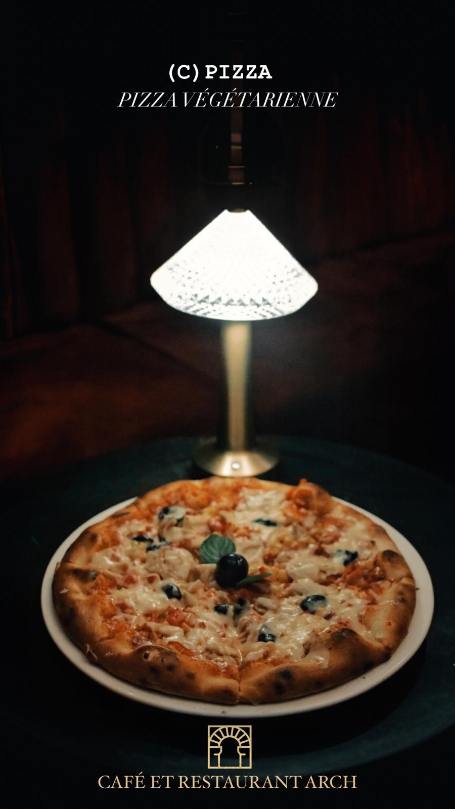 Pizza au poulet 